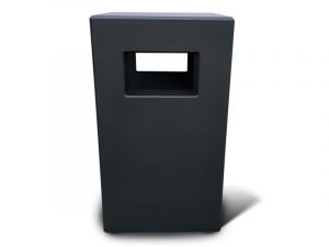 Abfallbehälter aus Architekturbeton id. 606 - breite-x-tiefe: 55x55cm