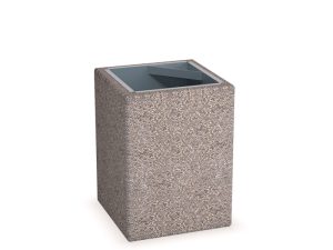 Abfallbehälter aus Beton id. 146 – 60cm - Fassungsvermögen: 50l