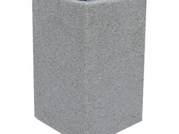 Abfallbehälter aus Beton id. 146 – 80cm - gesamthohe: 80cm