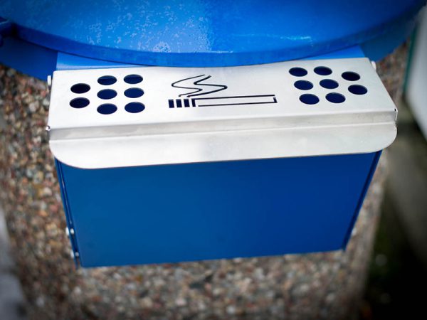 Abfallbehälter aus Beton mit deckel id. 1011 - Betonarten: Waschbeton