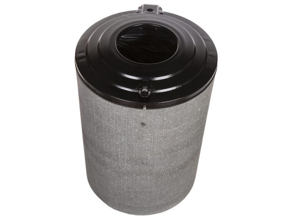 Abfallbehälter aus Beton mit Deckel id. 204 - durchmesser: 60cm