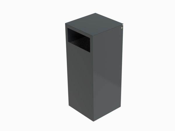 Abfallbehälter Außenbereich modell MAR20 - Material: verzinkter Stahl mit Pulverbeschichtung in RA