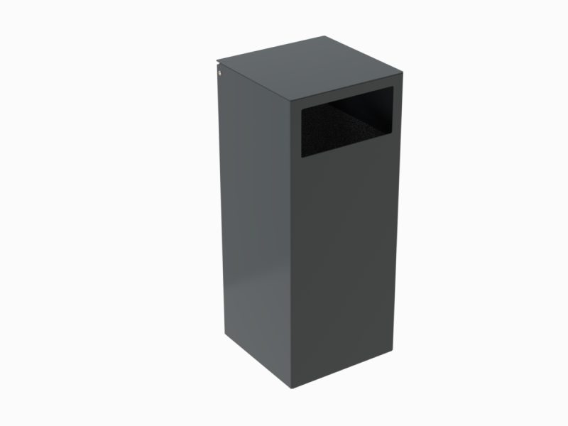 Abfallbehälter Außenbereich modell MAR20 - grose: 320x320x800mm