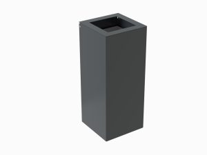 Abfallbehälter Außenbereich modell MAR21 - grose: 320x320x800mm