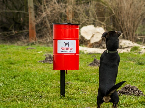 Abfallbehälter für Hundekot FELIX - behalterhohe: 48cm