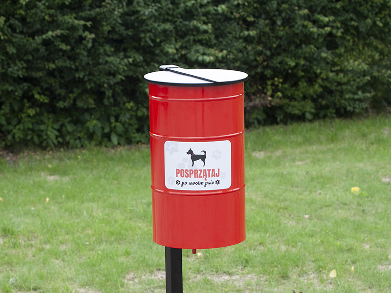 Abfallbehälter für Hundekot FELIX - gesamthohe: 100cm