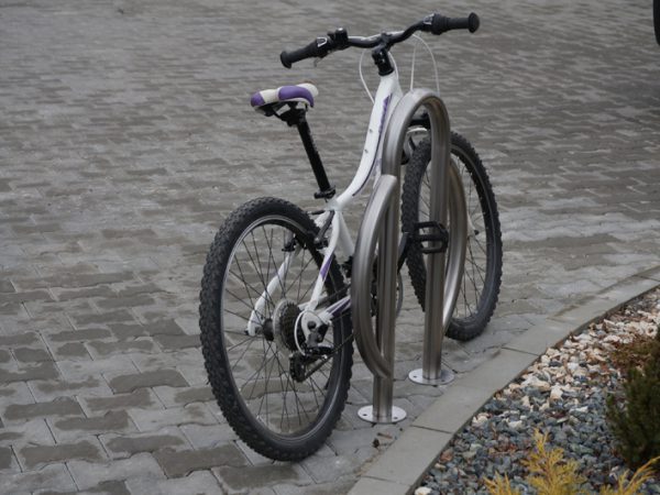 Anlehnbügel Fahrradständer U kleiner Bogen II INOX - Durchmesser Rohr: Ø 48