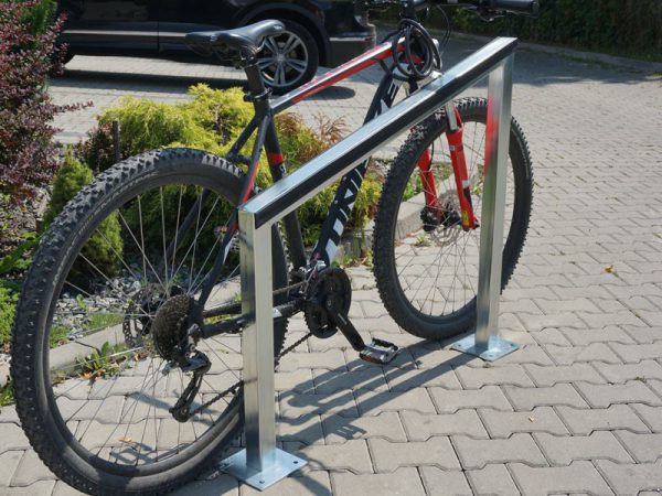 Anlehnbügel Fahrradständer UG-5 Gummi - hohe-des-standers: 80cm