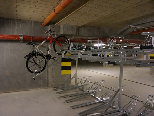 Doppelstockparker, Doppelstöckige Fahrradständer - garantie: Konstruktion- 5 Jahre
Hilfsmechanisme