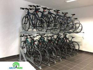 Doppelstockparker, Doppelstöckige Fahrradständer - andere-stahlelemente: Blech 4mm