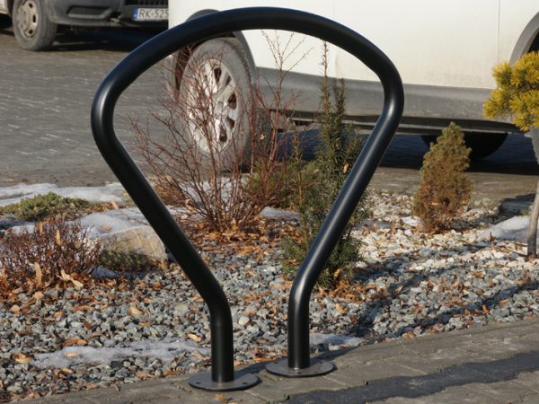 Einzelparker/Fahrradständer U-18 aus Stahl oder Edelstahl - breite-des-standers: 78cm