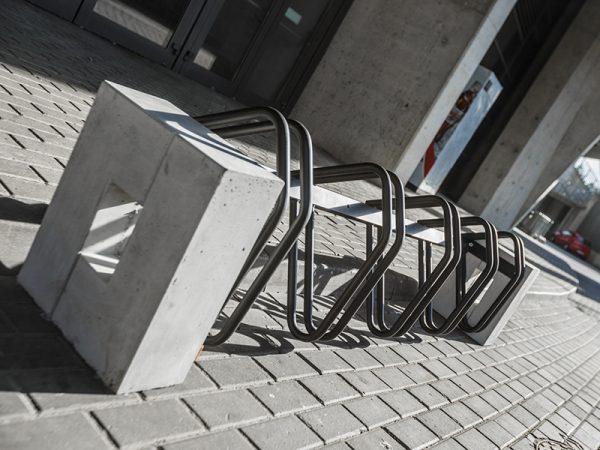 Fahrradparker aus beton model 1 | Seitenansicht