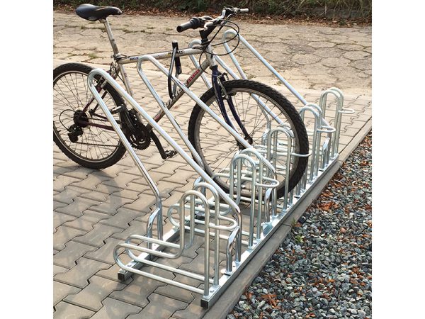 Fahrradständer RUBIN mit Henkel für die Fahrradkettel - Breite des Einstellplatzes: 6 cm