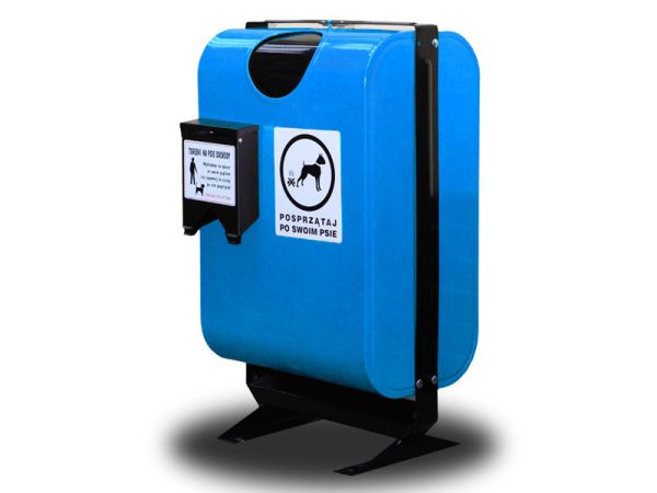 Hundekot-Abfallbehälter ARON - Befestigungsart: zum aufschrauben
