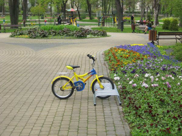 Kinder-Fahrradständer, Kindergarten, YOGI - Rohrdicke: 2 mm