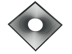 Metall-Baumgitter SIMPLY | 1200x1200xØ455mm (Copy) - innendurchmesser: 45,5cm