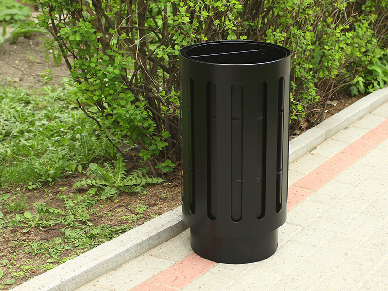 Mülleimer für draußen Model RDS3 - gesamthohe: 74cm