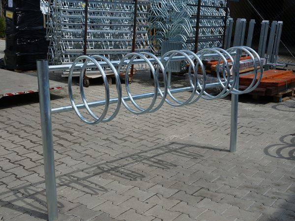 Reihenfahrradständer AGAT für 5 Fahrräder - Breite des Einstellplatzes: 6 cm