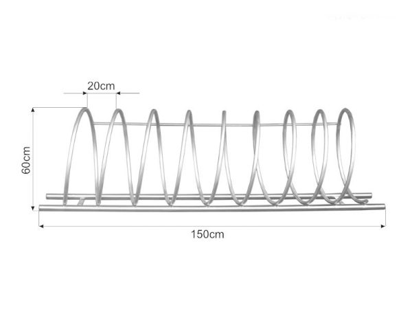 Spirale MAX Ständer - rohr-spirale: Ø 25mm