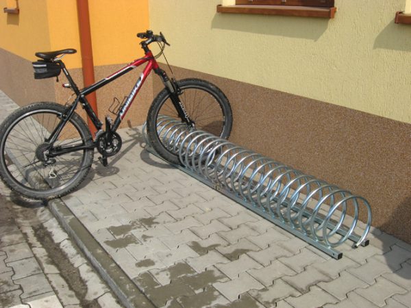 Ständer – kleine Spirale – Fahrradständer Spirale - Einstellplätze:  6