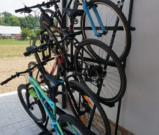 Ständer Stüfchen 5 - Verwendung: Ausstellung der Fahrräder im Geschäft