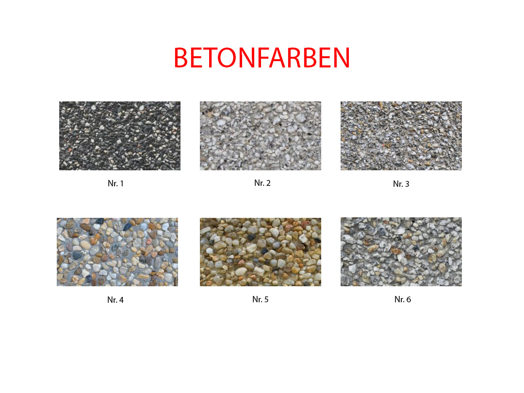 Verfügbare Farben - Abfallbehälter aus Beton id. 146 – 60cm