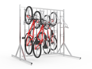 Fahrradhalter SIGMA PREMIUM-23 (23 Plätze) | doppelseitiger |  mit Struktur und Griffen - Rohrdicke