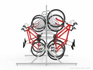 Fahrradhalter SIGMA PREMIUM-35 (35 Plätze) | doppelseitiger |  mit Struktur und Griffen - Durchmess