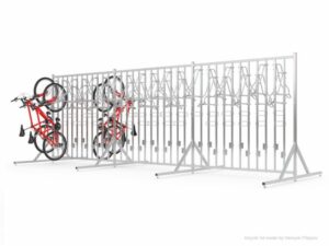 Fahrradhalter SIGMA PREMIUM-47 (47 Plätze) | doppelseitiger |  mit Struktur und Griffen - Tiefe des