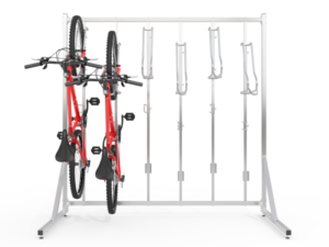 Fahrradhalter SIGMA PREMIUM-6 (6 Plätze) mit Struktur und Griffen - Durchmesser Rohr: 18 mm