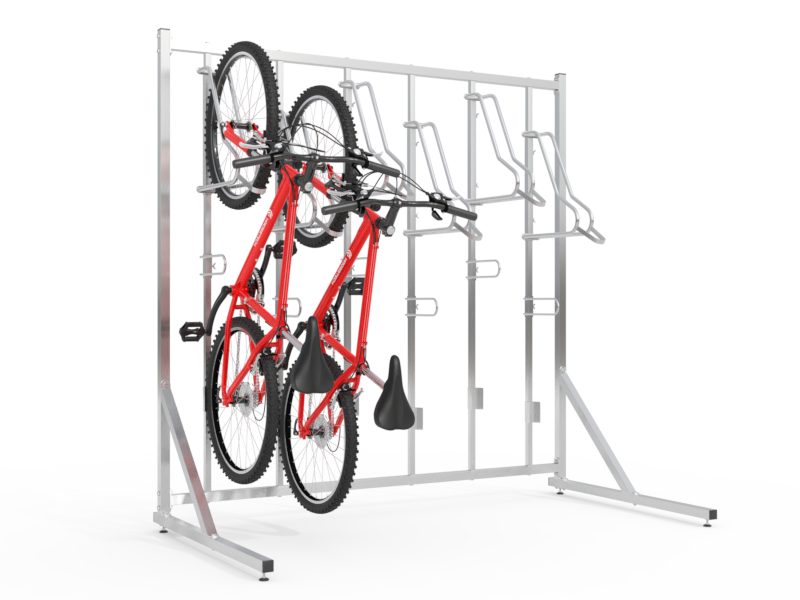 Fahrradhalter SIGMA PREMIUM-6 (6 Plätze) mit Struktur und Griffen - Tiefe des Aufhängers: 50 cm