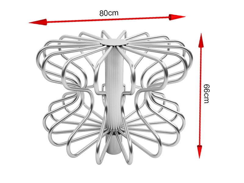 Technische Zeichnung - Fahrradständer FLOWER