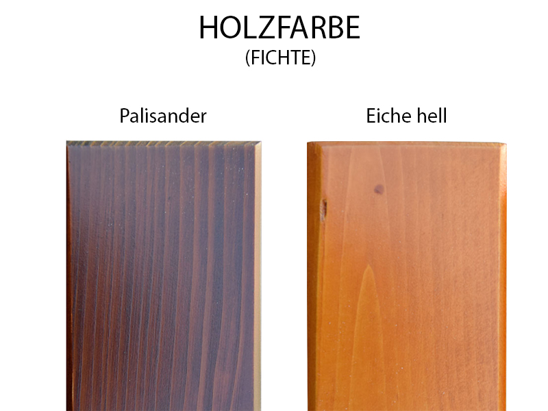 Verfügbare Farben - INOX KR07 – die Sitzbank mit Lehne aus Edelstahl