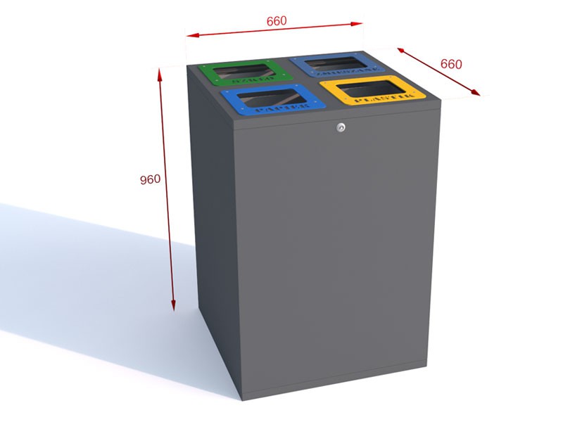 Technische Zeichnung - KS OLIMP I 4x80l Aufschriften – Laserschnitt